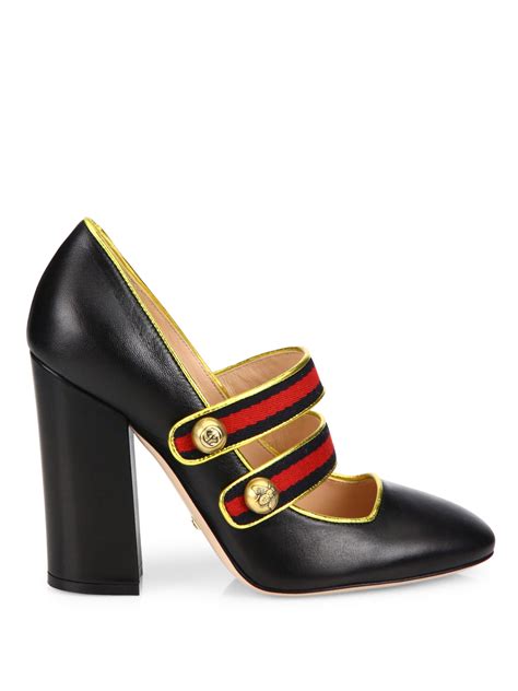 gucci mary jane heel|Gucci mary jane flats.